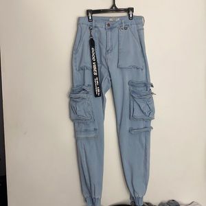 Good Vibes Always Denim Joggers